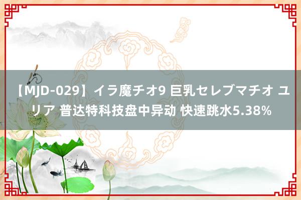 【MJD-029】イラ魔チオ9 巨乳セレブマチオ ユリア 普达特科技盘中异动 快速跳水5.38%