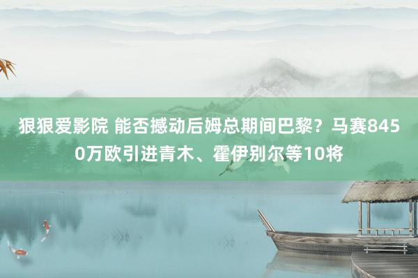 狠狠爱影院 能否撼动后姆总期间巴黎？马赛8450万欧引进青木、霍伊别尔等10将